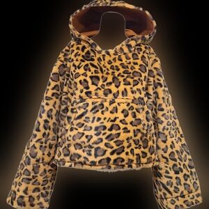 Faux fur festival jacket